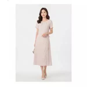 ROEM 반팔 랩 원피스 RMOWG37RT3