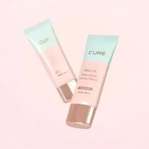 김정문알로에 카밍 톤업 선크림 수분 진정 SPF50+ 40ml X 2개 MNS