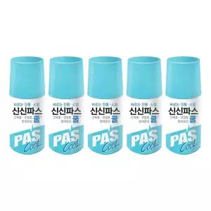 신신파스 쿨연고 60g 바르는 롤온 타입 5개