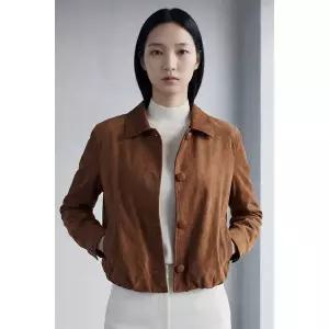 [BCBG](의정부점)올앤선드리스웨이드 블루종JK(A6S2F113)