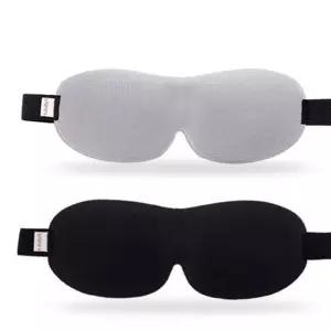통풍쿠션 균일압력 편안한 수면여행 3D입체 수면안대 그레이 여행용안대 LW259BB6 기내용안대 빛차단안대