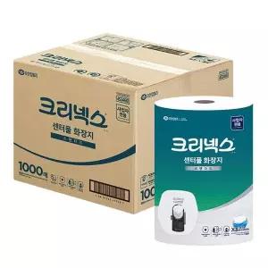 오피스넥스 크리넥스 센터풀 티슈 화장지(1 000매X3롤X4팩(12롤))