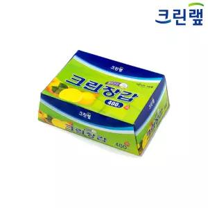 크린랩 뽑아쓰는 크린장갑 400매 위생 비닐장갑 김장용 주유소 일회용