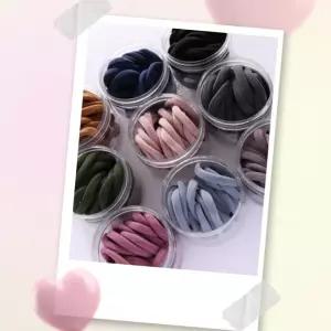 대용량 짱짱한 머리 고무줄 헤어 끈고무줄 매듭없는 없는 짱짱한끈 머리끈