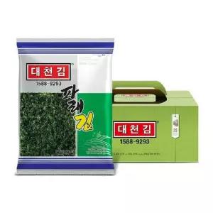대천김 파래김 10봉 손잡이 선물박스