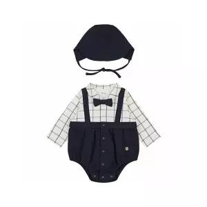 [아가방][더센트럴] 아가방 가을 노디정장바디수트(모자,타이)(NAVY)_01T52750713