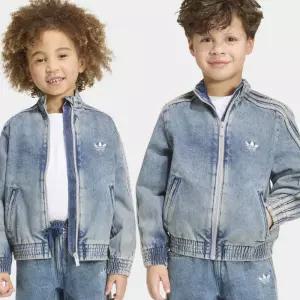 아디다스 키즈 ADIDAS KIDS 파이어버드 루즈 데님 트랙탑 KQ8874