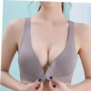 LW 노와이어 앞후크 심리스 브라 여성 속옷 브래지어