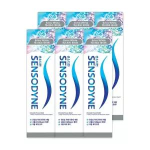 센소다인 엑스트라 화이트 치약 120g 6개입