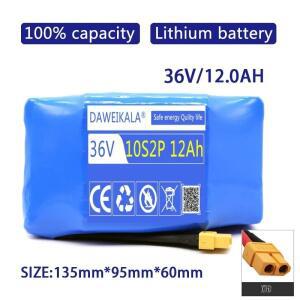 전동 셀프 밸런싱 스쿠터 호버보드 외발자전거용 36V 배터리 팩 12000mAh 충전식 리튬 이온 업그레이드