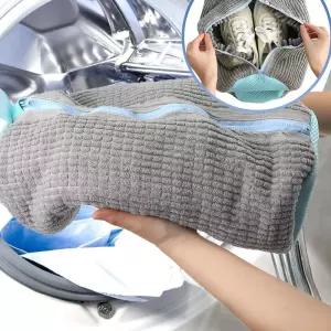운동화 빨래망 슈즈 빨래주머니 극세사 신발 세탁기망 세탁망 r-2D401