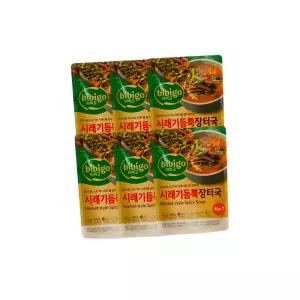 비비고 시래기듬뿍장터국 500G 6개