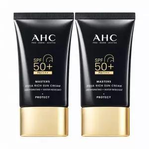AHC 마스터즈 아쿠아리치 선크림 50ml 1+1 기획