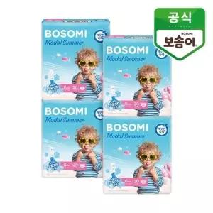보솜이 모달썸머 팬티 여름 기저귀 점보형 20매 4팩