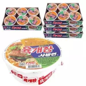 농심 육개장사발면 86g x24개입