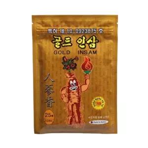 국산 25매 인삼 건강 패드 패치 골드 [당일발송] 인삼패치 찜질 붙이는