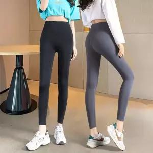 하이웨스트 9부 란우 쿨 레깅스 여성 여름 슬림핏