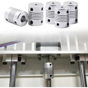 2025 Z축 플렉시블 커플링 D19XL25 알루미늄 10mm 8mm 6mm 5mm 4mm 스테퍼 모터 커플러 샤프트 3D 프린터용