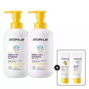 아토팜 키즈 프레쉬 2in1 샴푸 460ml, 2개