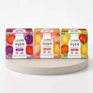 상하목장 과일퓨레 200g 3종 택 1(사과배/복숭아배/프룬사과)