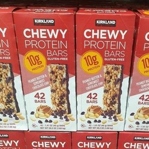 커클랜드 시그니춰 츄이 프로틴 바 40g x 42Bar 빨강