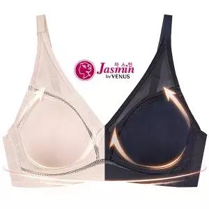 [비너스 자스민] 무빙 메쉬 노와이어 풀컵 몰드 브라 jbr1290