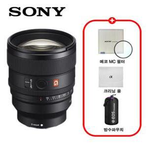 소니 정품 SEL85F14GM2 (FE 85mm F1.4 GM II) 단렌즈 / 프리미엄 패키지 / MCUV필터+극세사융+렌즈파우치 / TJ