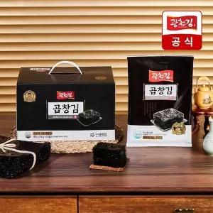 [광천김] 구운 무조미 곱창김 10봉 선물세트