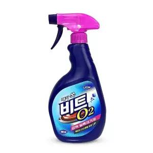 [엄지척]LION 509IHA11 때가 쏙 비트 O2 강력 옷 기름 얼룩 제거 부분 세탁 세제 500ml