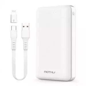 20000mAh 젠더 8핀 숏 케이블 듀얼 모디스 대용량 슬림 C타입 보조배터리 보조배터리