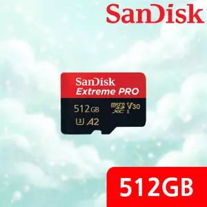 샌디스크 정품 마이크로SD카드 512GB 익스트림 프로 SDXC V30 SDSQXCD-512G-GN6MA