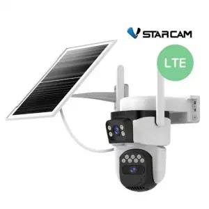 LTE 5G 유심지원 듀얼랜즈 실외용 가정용 CCTV 무선 IP카메라 V400GD 충전 태양광패널포함 무료클라우드