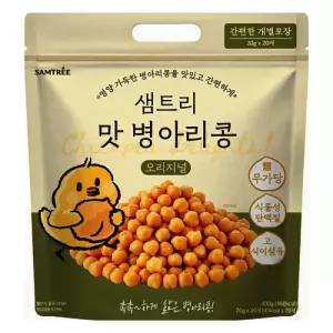 샘트리 맛 병아리콩 오리지널 1개(20g x 20개입 개별포장) - 식물성 단백질 사무실간식 설탕무첨가