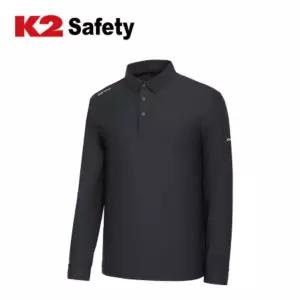 K2 세이프티 TS-5204 작업복 티셔츠긴팔카라티셔츠 남성용카라티셔츠 남성용