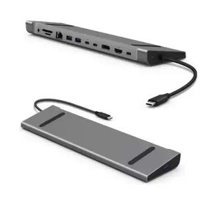 [하프클럽/알티피아]iptime 12포트 USB 허브 도킹스테이션 HDMI LAN PD