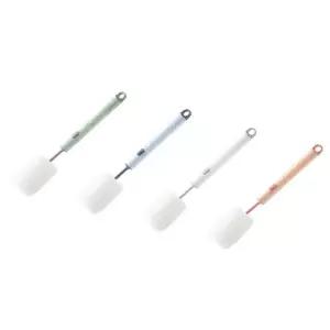 GICE 물병 유리컵 텀블러 긴 손잡이 스폰지 세척솔 교체형 스펀지 솔 손잡이 수세미 CLEANING BRUSH