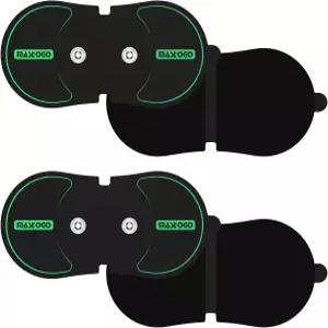 무선 TENS 전극 패드 접착력 4개입 47 x 22 35mm 스냅온 커넥터 11인치 간격 재사용 가능 부드러운 소재