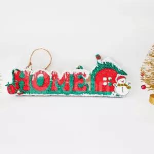TD 크리스마스 우드레터링 HOME - 5인세트 상대여 클레이만들기 점토놀이 미술수업 07AB1
