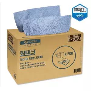 [보리보리/유한킴벌리]유한킴벌리 킴테크 와이퍼 대형 200매 42023