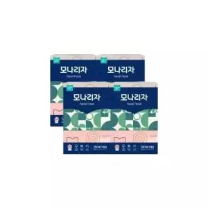 모나리자 미용티슈 280매 3입 4개 총12개 각티슈 휴지 피부저자극 최고등급