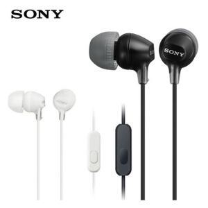 소니 유선이어폰 MDR-EX15AP 통화 음악 커널형 일반 스테레오 SONY
