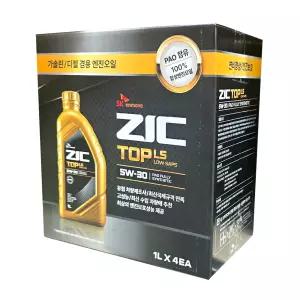 지크탑 LS 5w30 엔진오일 1L 4개 코스트코 가솔린 디젤 자동차 합성엔진오일 합성유