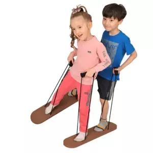 키더스 스키놀이 유아 체육 협동심 균형감각 놀이교구 협동스키놀이