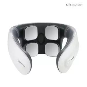 나오테크 4헤드 충전식 저주파 목안마기 NAO-H6200N 리모컨 온열 목마사지기