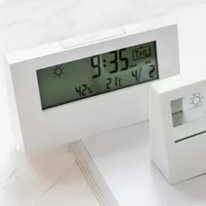 투명 습도 투명시계 시계 디지털 탁상시계 온도 탁상 요일 LED 무소음