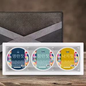 속초젓갈 알찬 선물세트 1호 /명란+창란+낙지/ 각500g