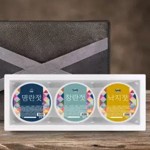 설해담 속초젓갈 알찬 선물세트 1호 명란+창란+낙지 각500g