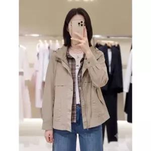 [롯데백화점]SOUP 후드 탈부착 허리스트링 야상점퍼  SC9UJ90