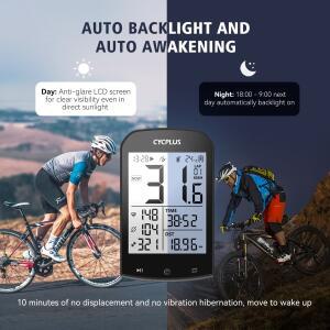 GPS 자전거 컴퓨터 무선 CYCPLUS M1 방수 속도계 주행 거리계 ANT + 블루투스 5.0 사이클링 액세서리
