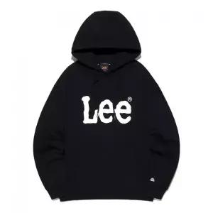 LEE 빅 트위치 로고 후드 티셔츠 블랙